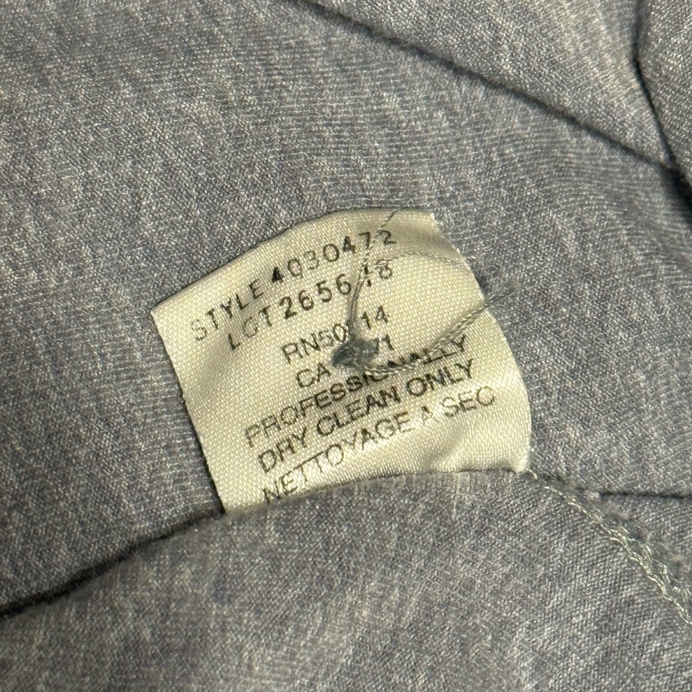 Theory Sweatpants Drawstring and Zipper Button Closure Soft Heather Gray Size XS - Picture 11 of 11